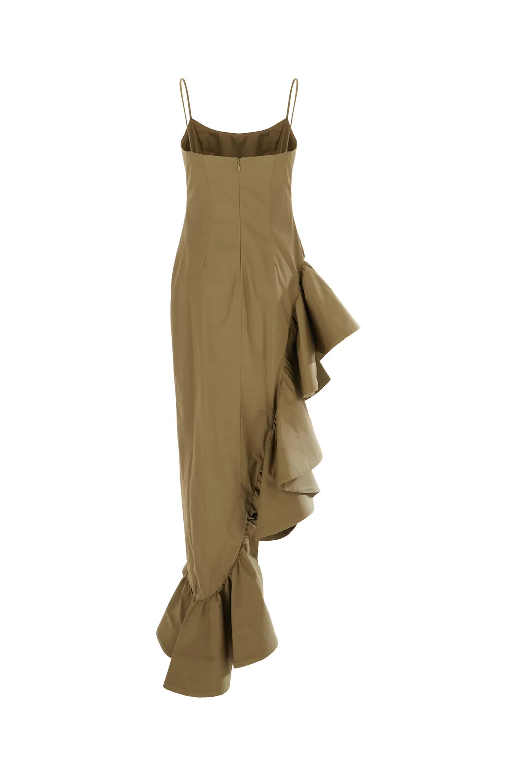 Ruffle-Detail Maxi Dress
