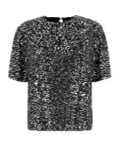 Rhinestone-Embellished T-Shirt