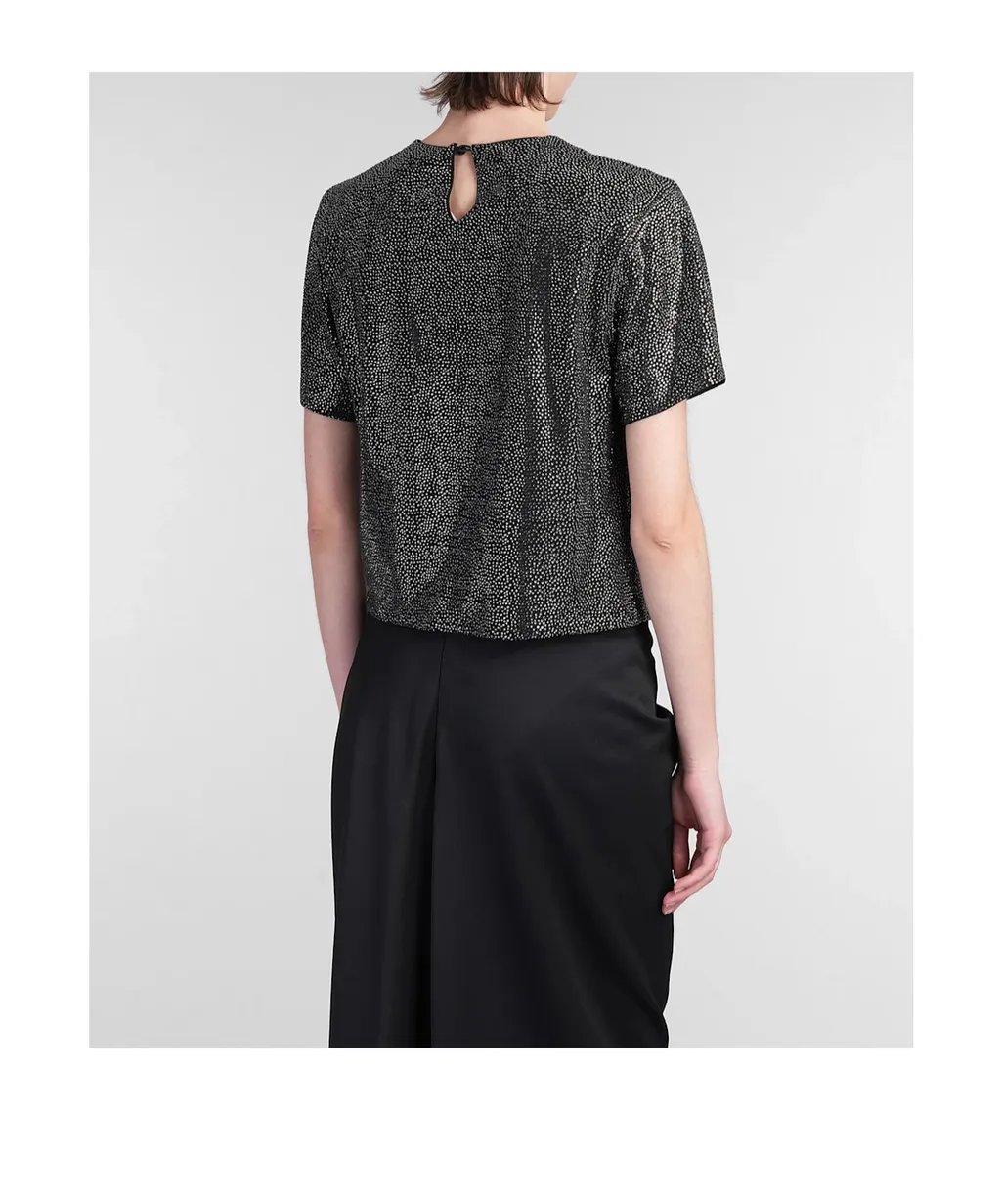 Rhinestone-Embellished T-Shirt