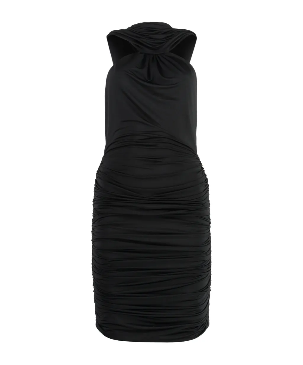Ruched Draped Dress