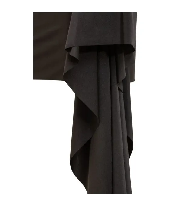 Cut Out Draped Sleeves Mini Dress