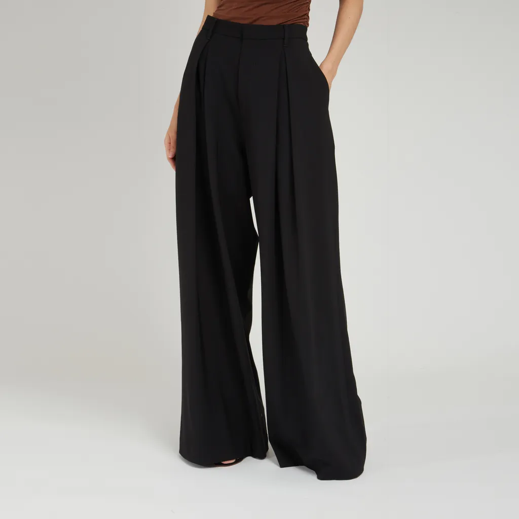 High Waist Wide Leg Casual Pants