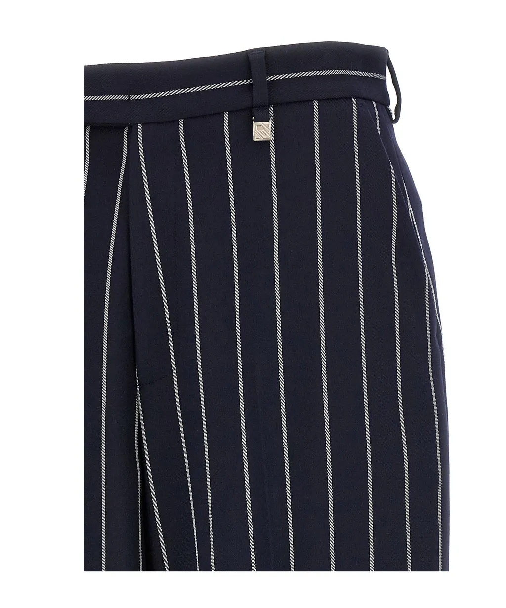 Striped High Waist Pants