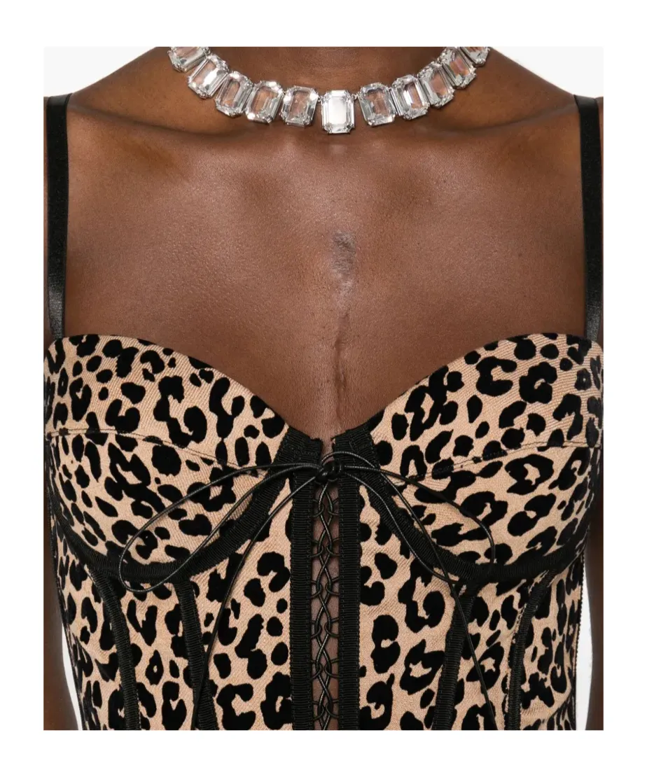 Printed Corset Top