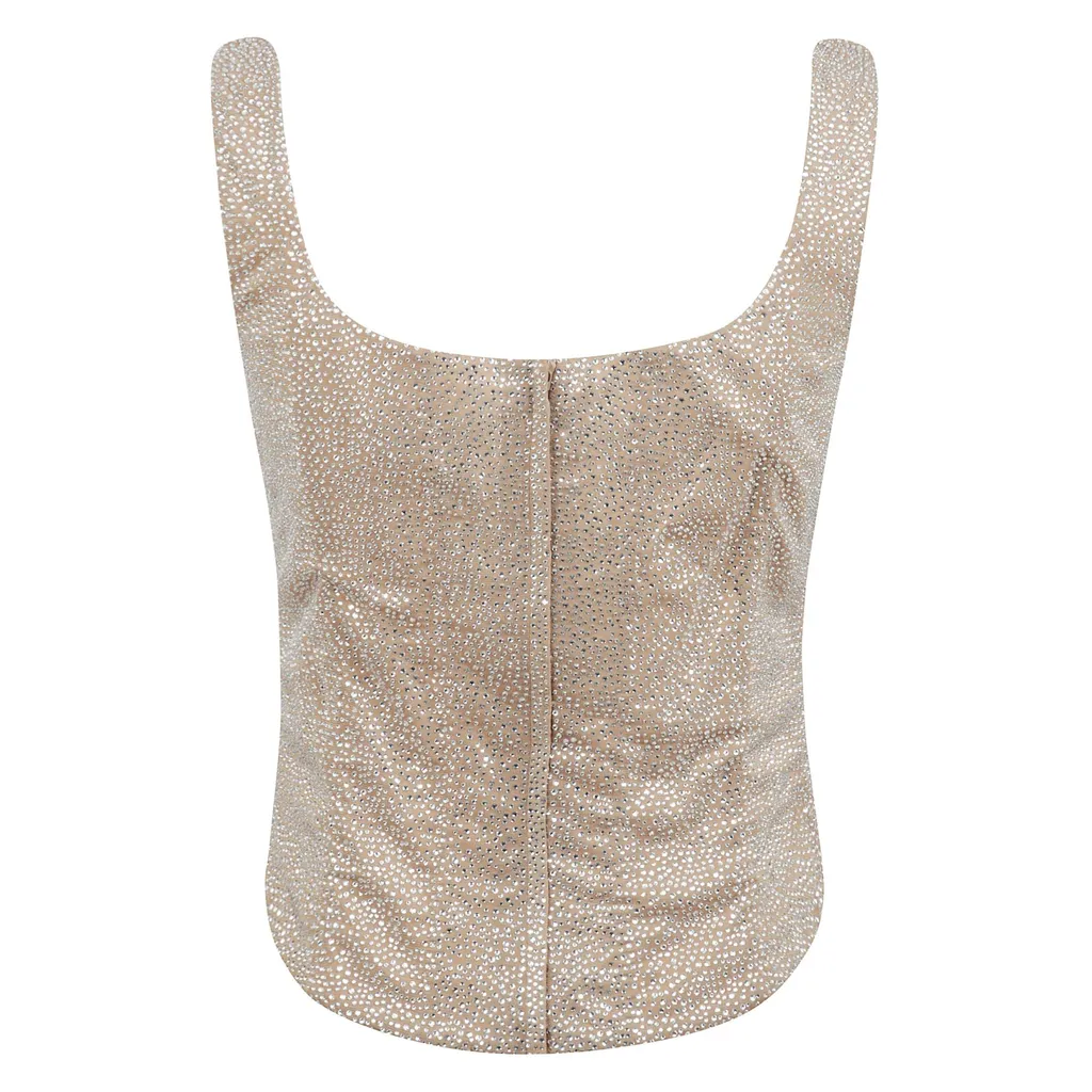 Crystal-Embellished Top