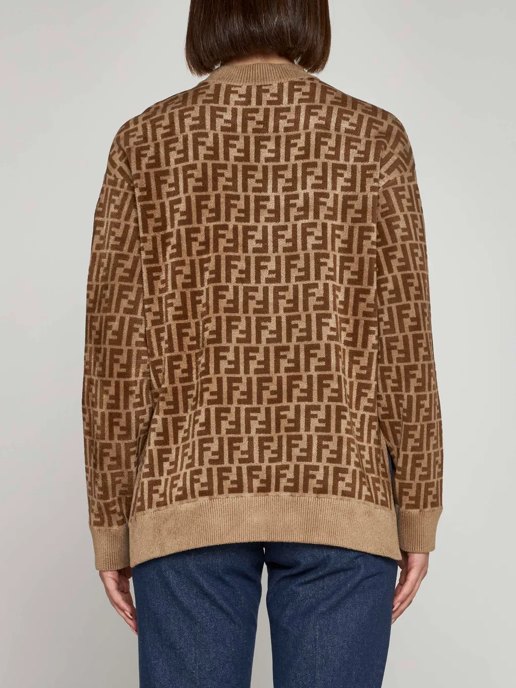Ff Pattern Crewneck Jumper