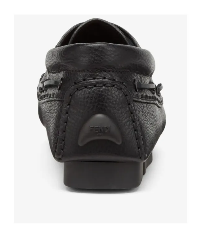 Black Leather Lace-Ups