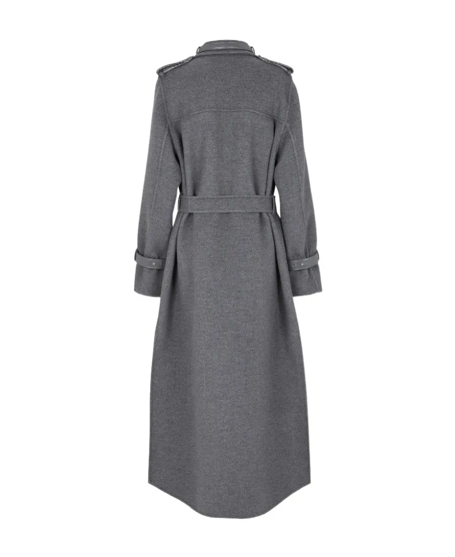Straight-Cut Trench Coat