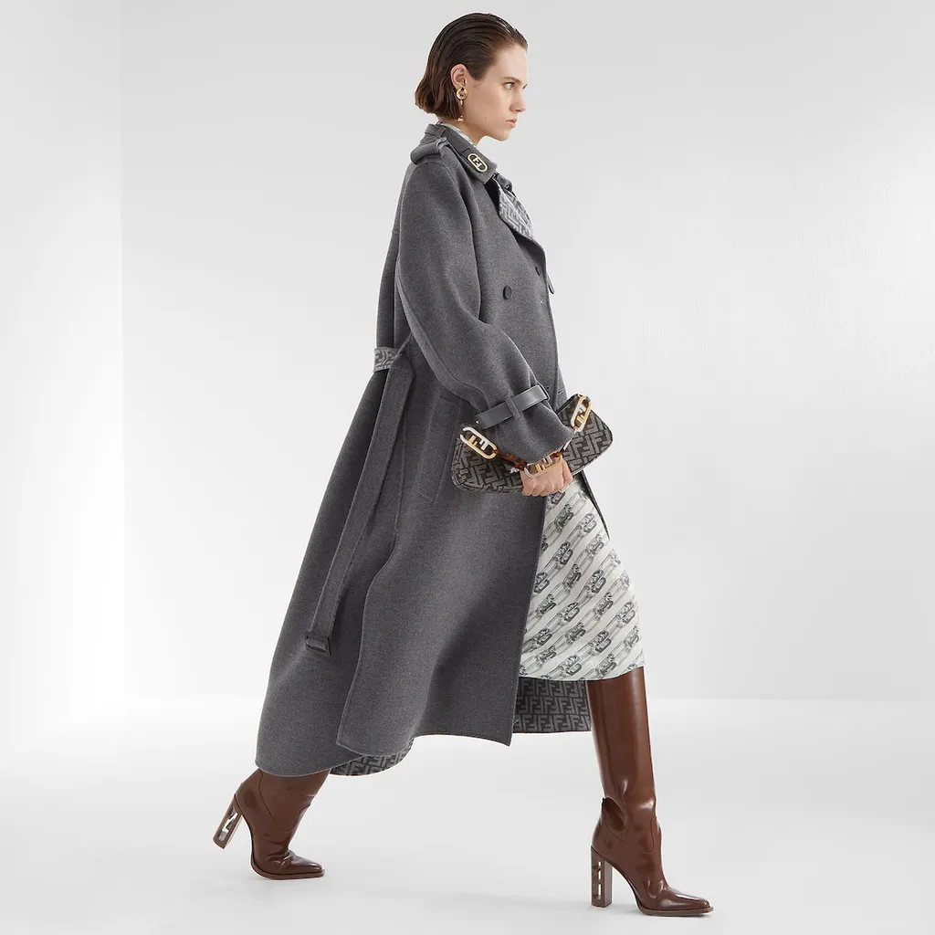 Straight-Cut Trench Coat