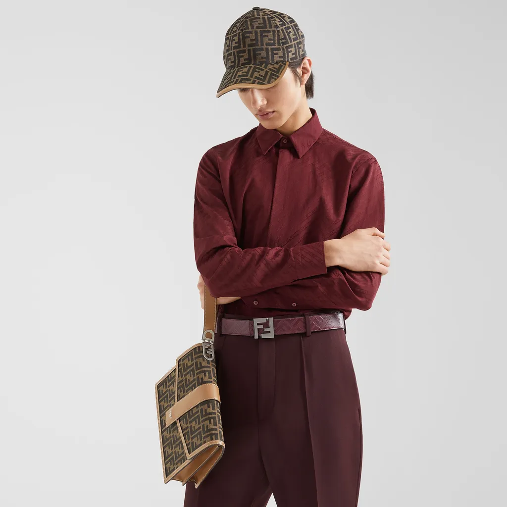 Ff Jacquard Curved-Peak Baseball Cap