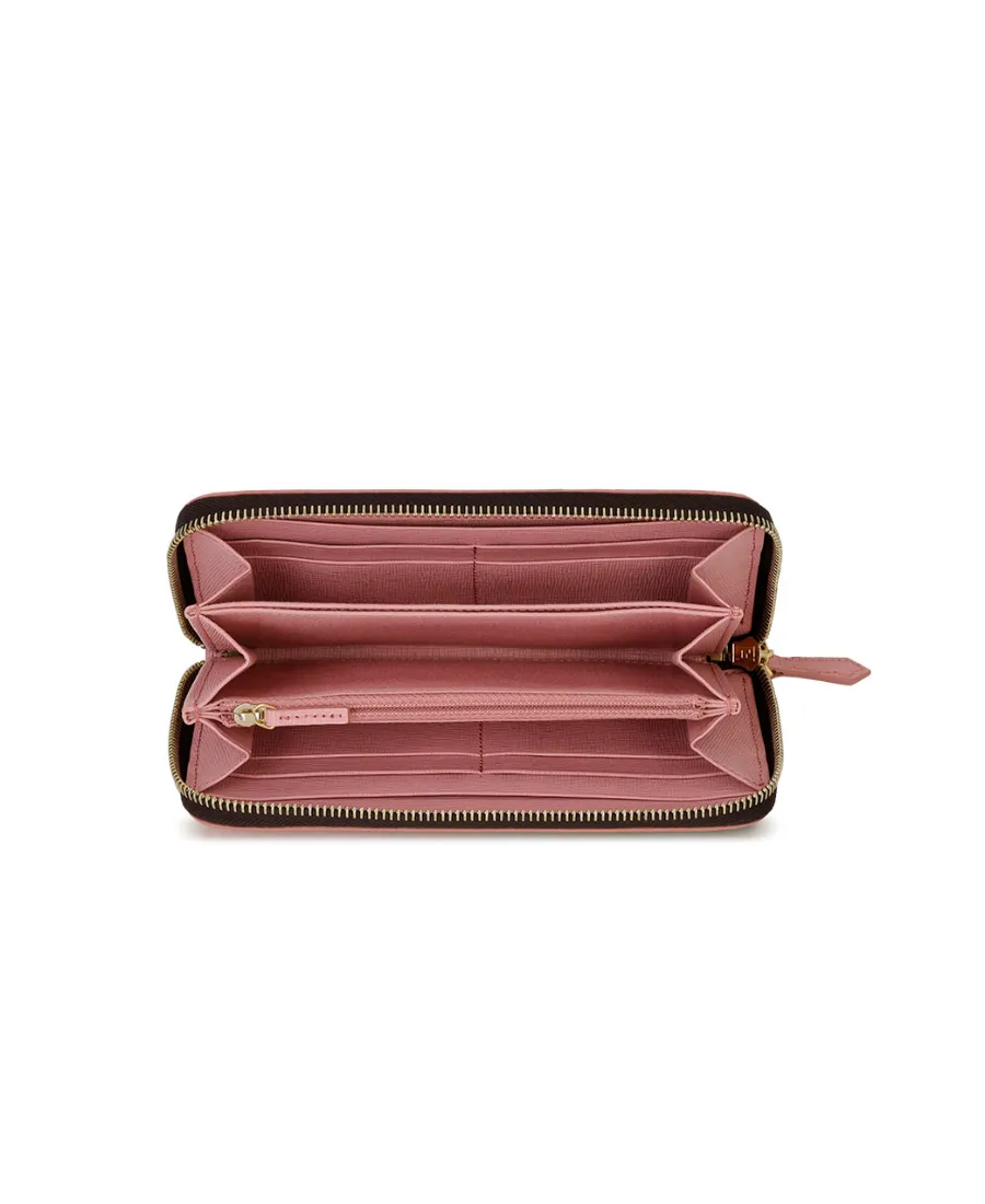 Zippered Logo Wallet