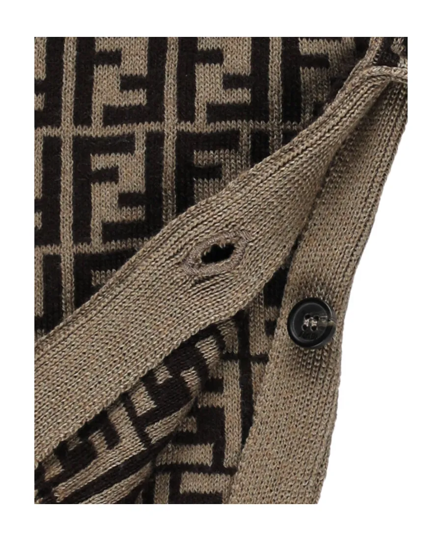 Ff Intarsia Knitted Playsuit