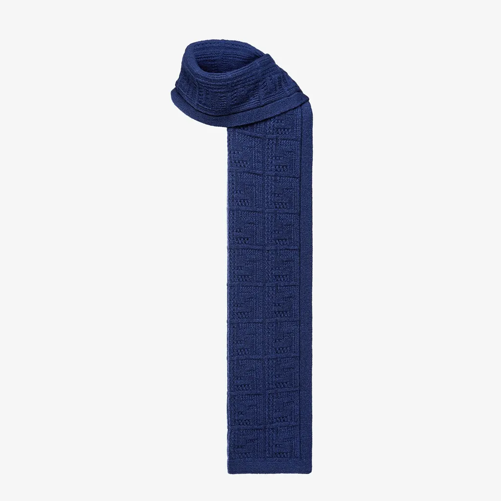 Blue Cashmere Scarf