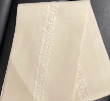 Logo Embossed Scarf