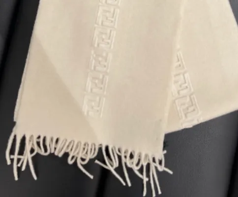 Logo Embossed Scarf