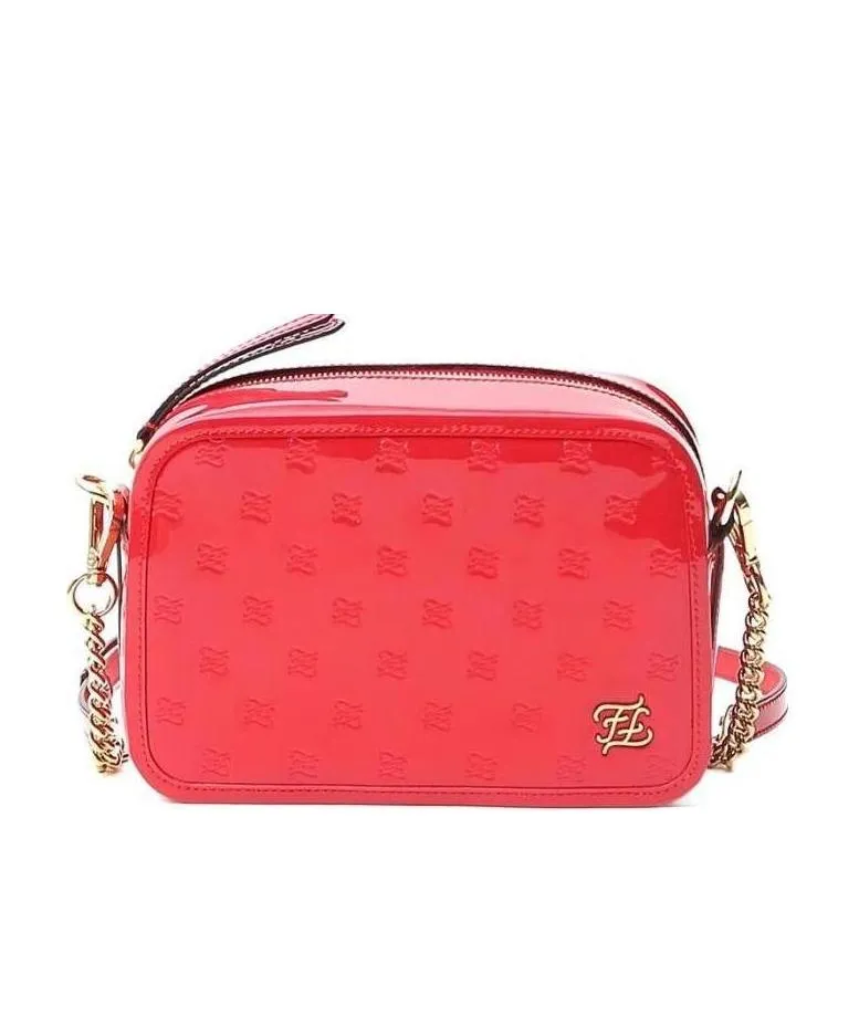 Karligraphy Embossed Crossbody Bag