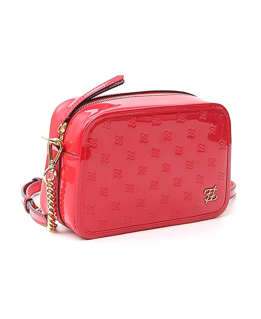 Karligraphy Embossed Crossbody Bag