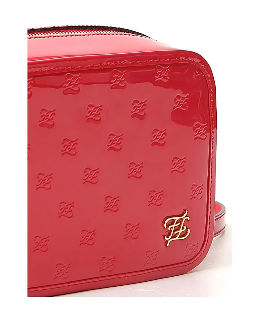 Karligraphy Embossed Crossbody Bag