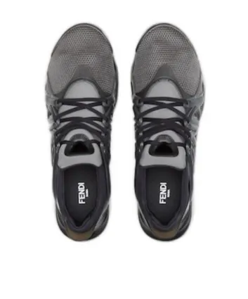 Tag Lace-Up Sneakers