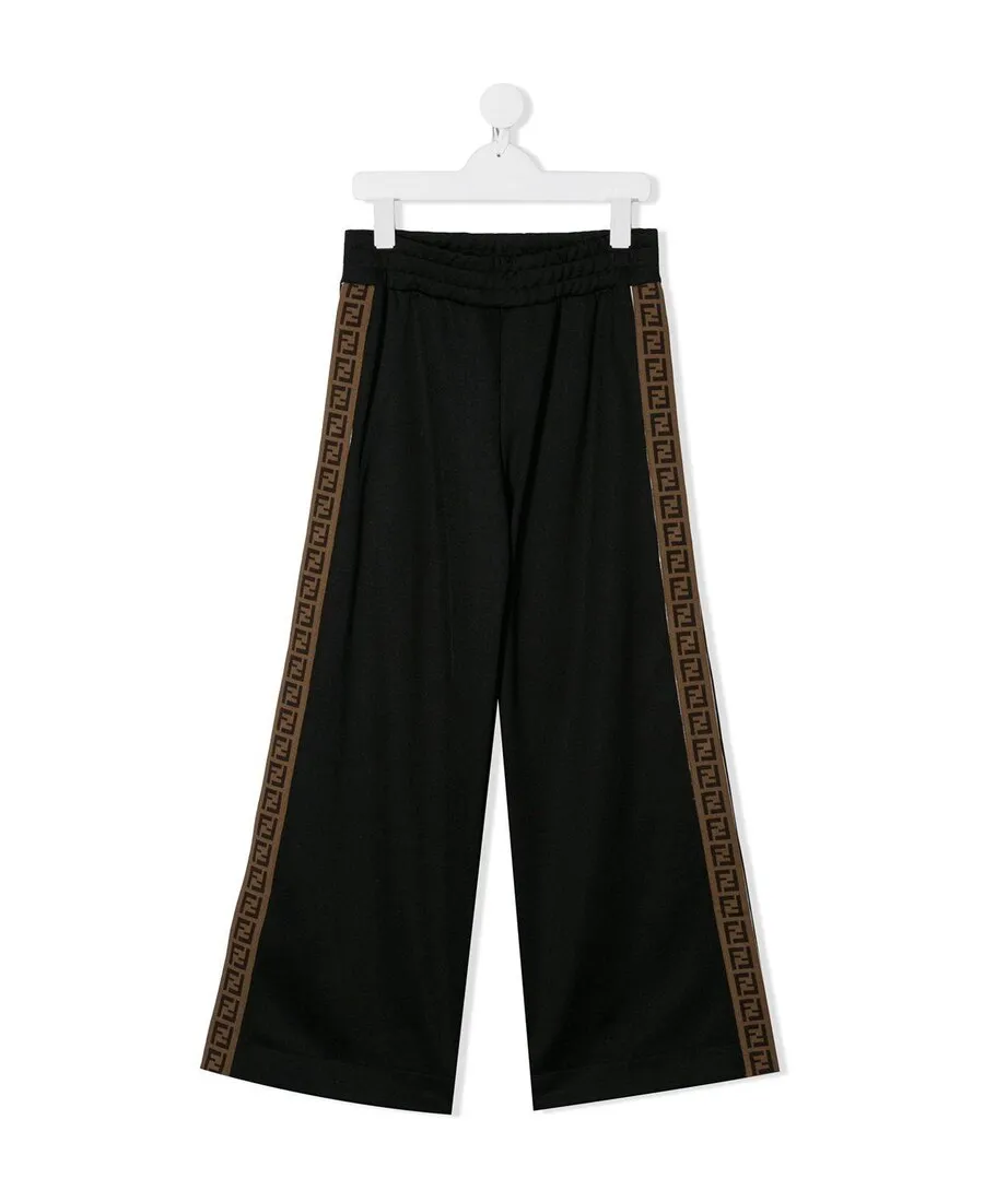 Ff Logo Flared Trousers
