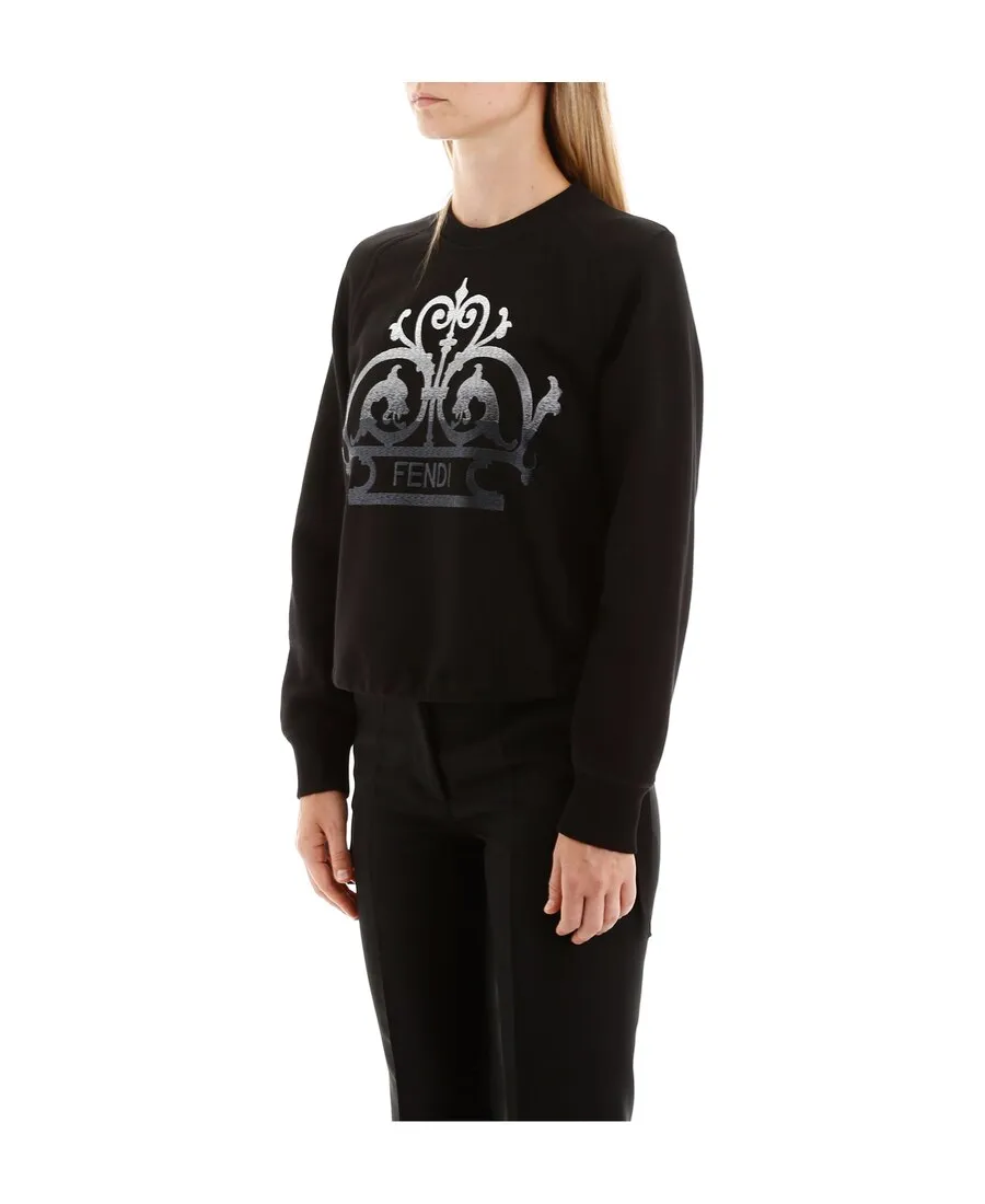 Logo Embroidered Sweater