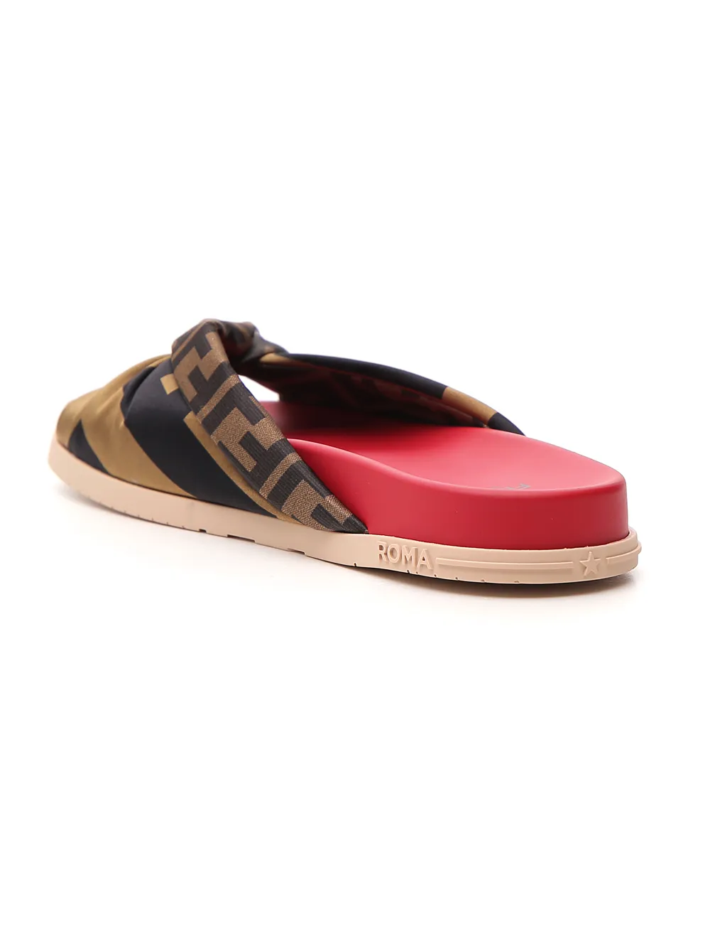 Silk Cross Slippers