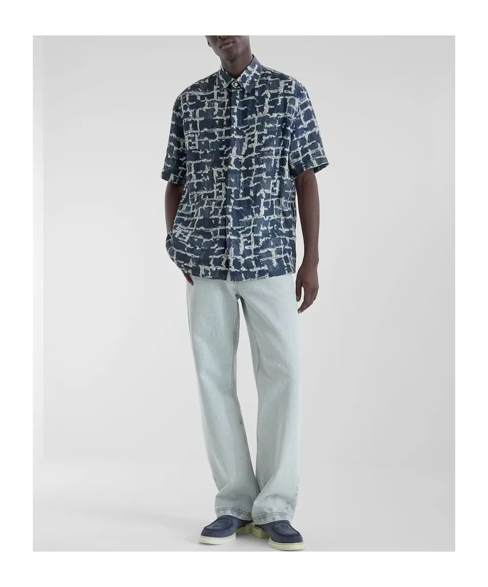 Logo Patch Straight-Leg Jeans