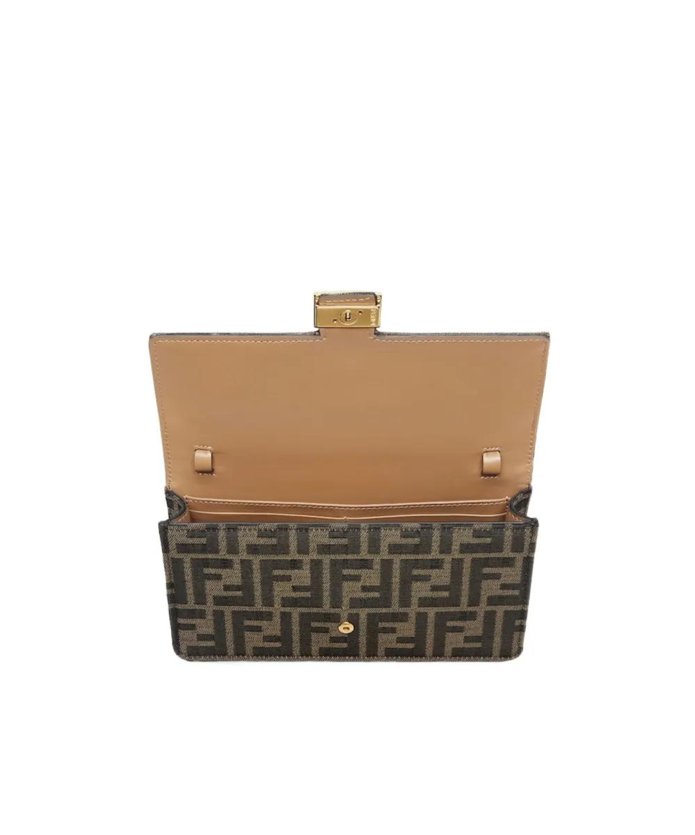 Baguette Ff Jacquard Chain-Linked Wallet