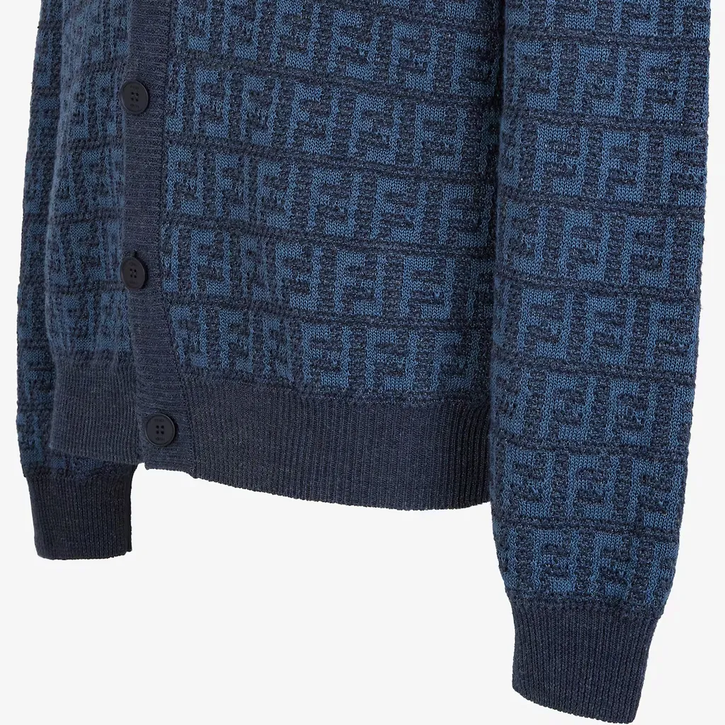 Ff Motif Regular Fit Cardigan