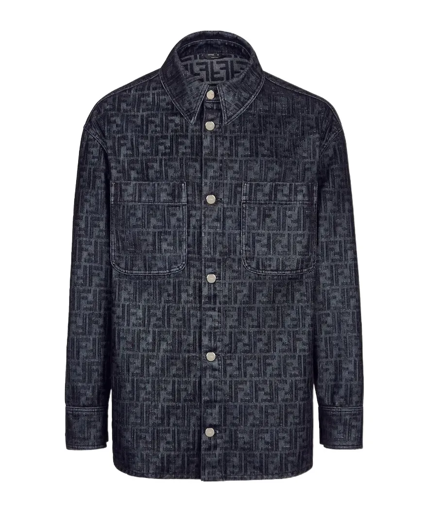 Ff Jacquard Jeans Jacket