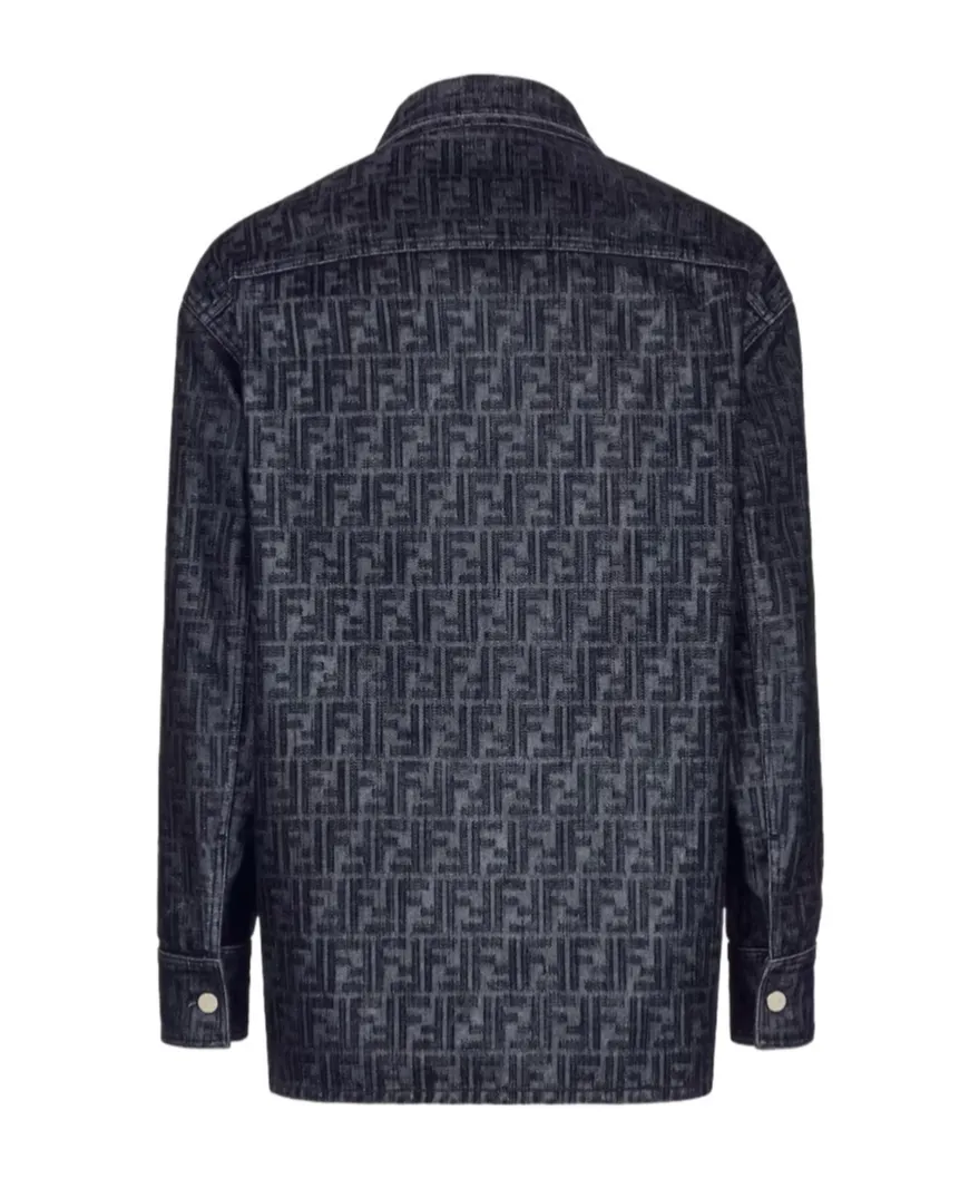 Ff Jacquard Jeans Jacket