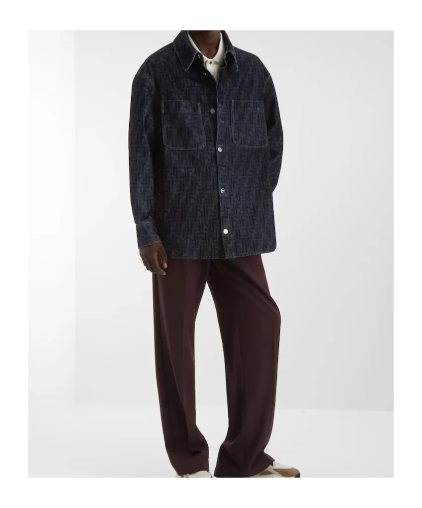 Ff Jacquard Jeans Jacket