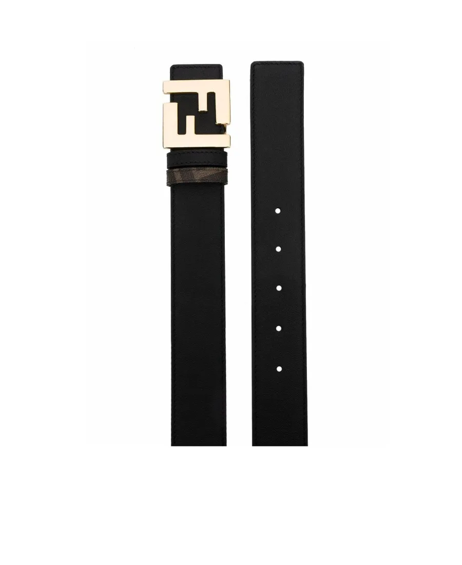 Ff Motif Reversible Buckle Belt