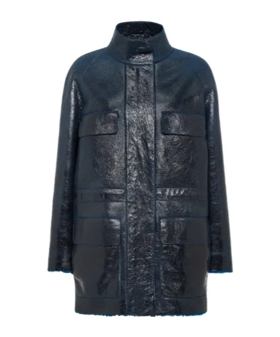 Long Sleeved High-Neck Jacket