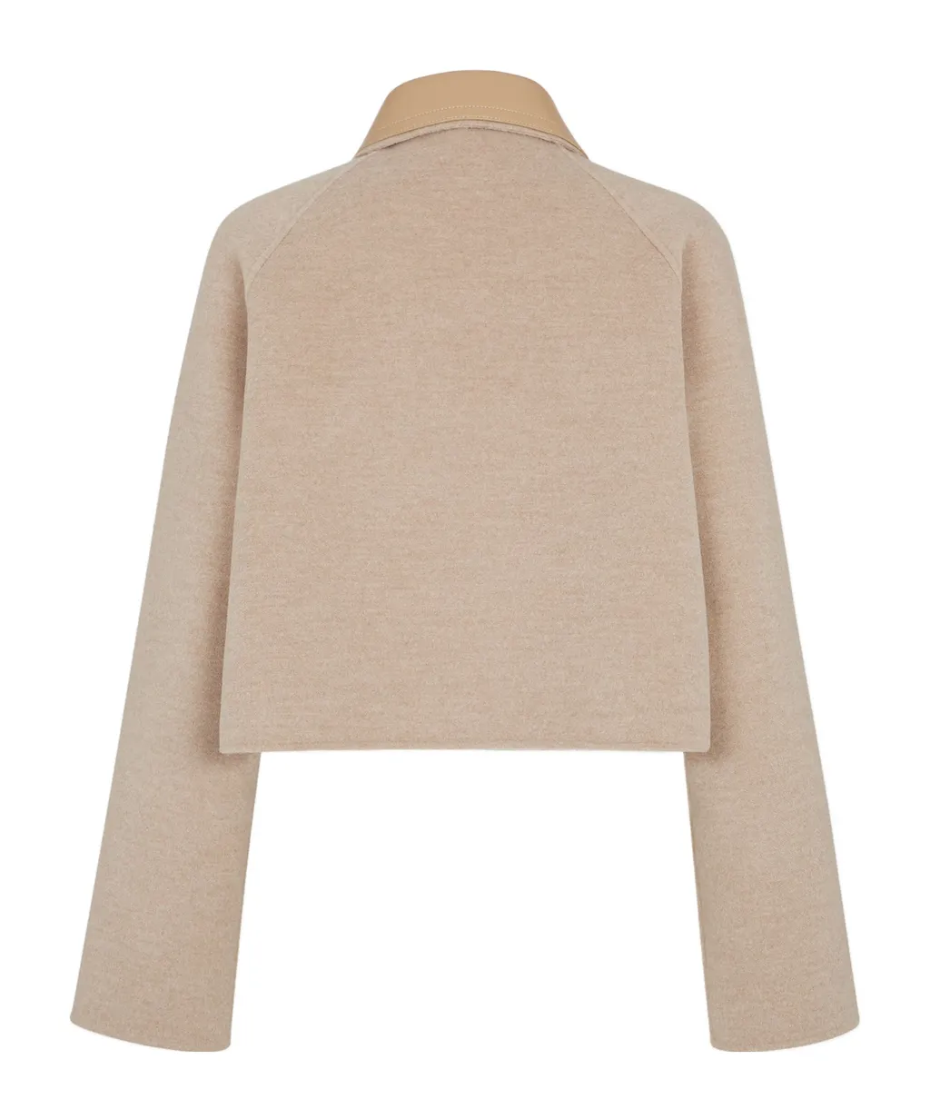 Ff Printed Reversible Cropped Jacket