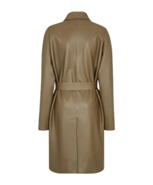Leather Overcoat