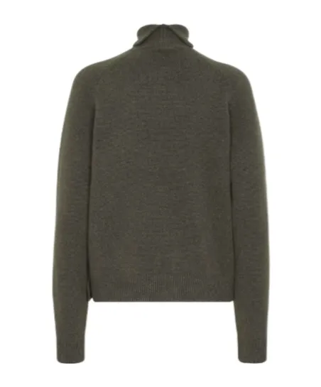 Turtleneck Long Sleeved Knitted Jumper