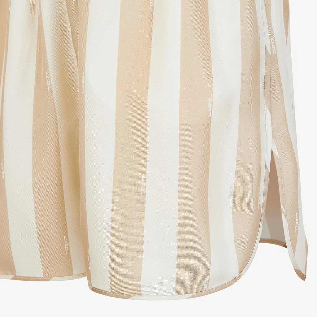 Elasticated Waistband Striped Shorts