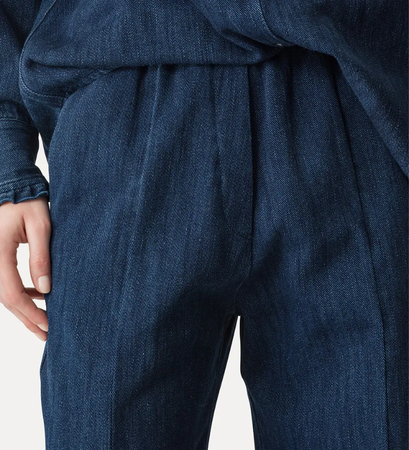 Elasticated-Waist Jeans