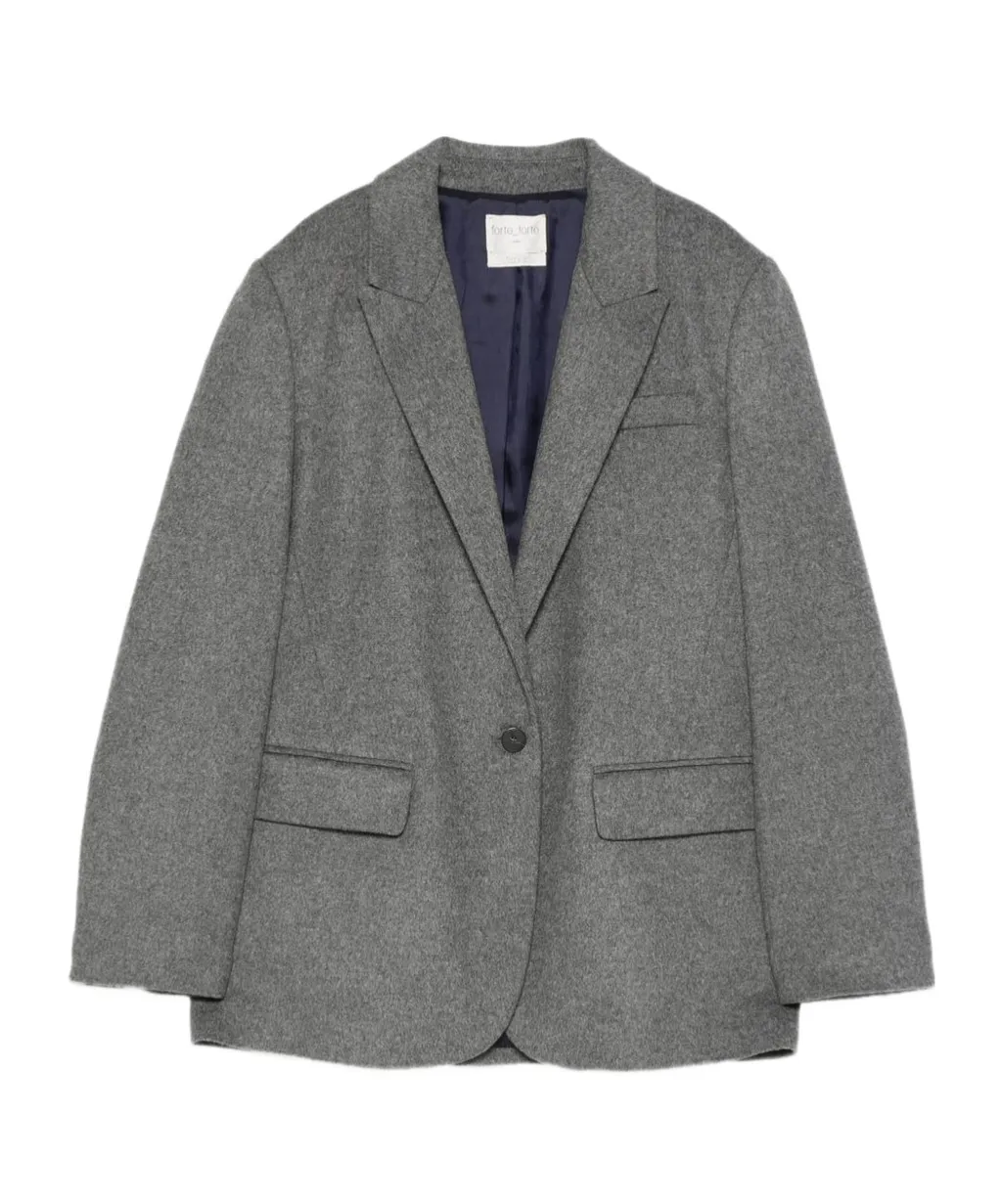 Single-Breasted Peak-Lapels Jacket