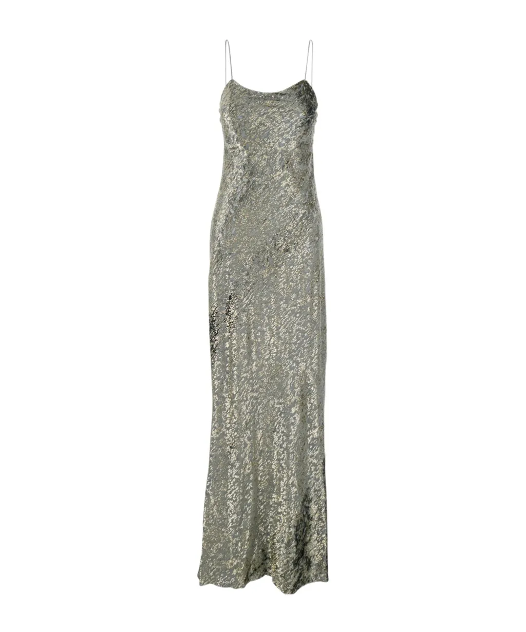 Devoré Fil Coupé Dress