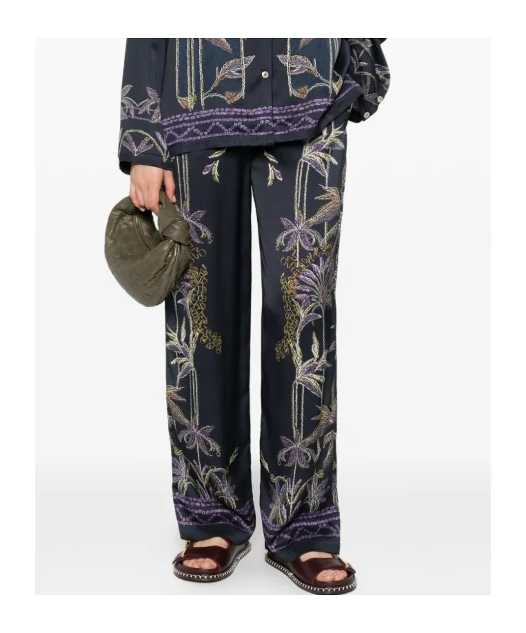 Elastic Waist Casual Pants
