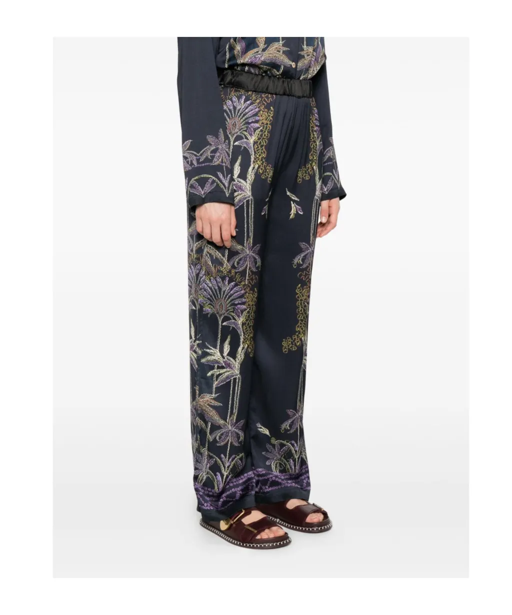 Elastic Waist Casual Pants