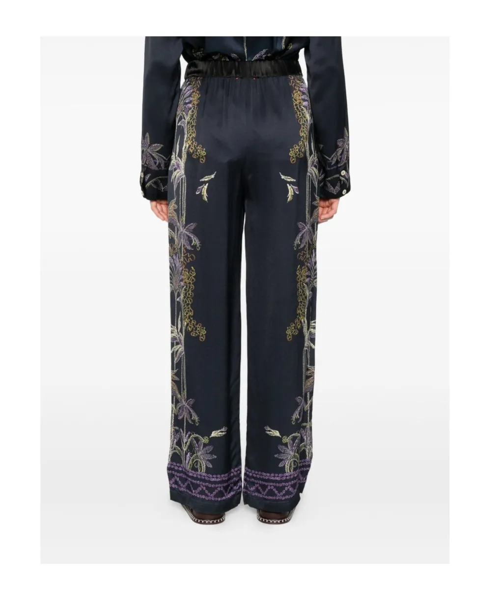 Elastic Waist Casual Pants