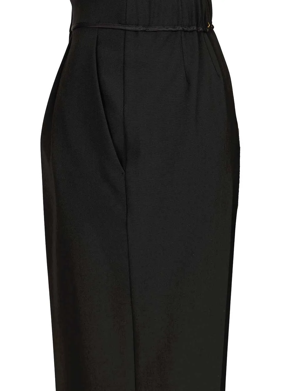 High-Waisted Elastic Pants
