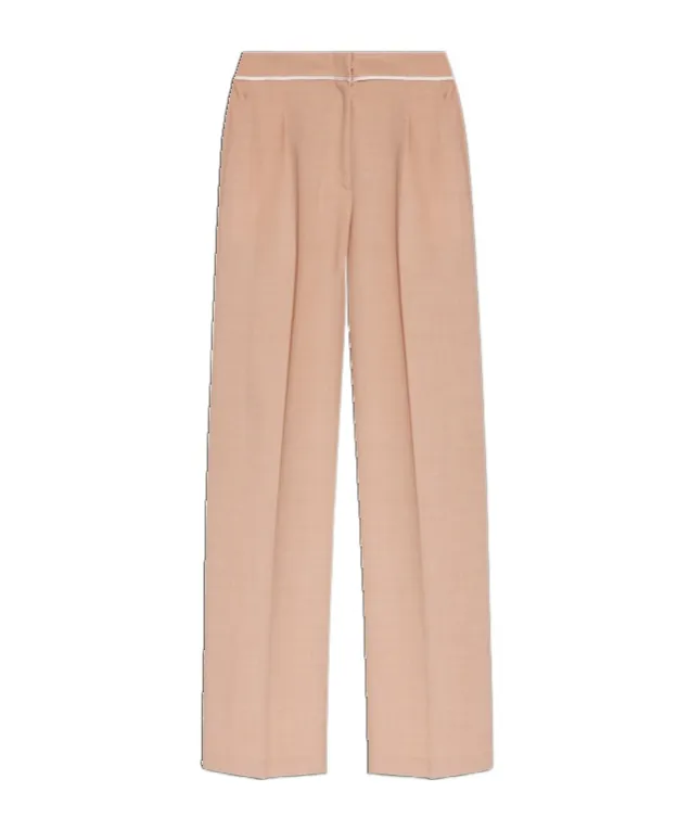 Creased Casual Pants