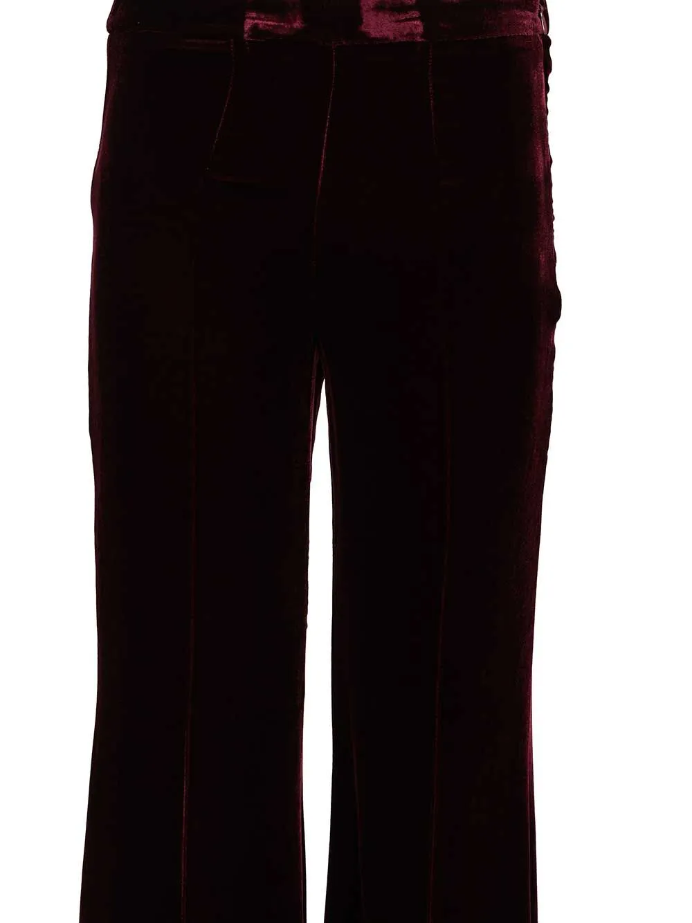 Velvet Flare Pants