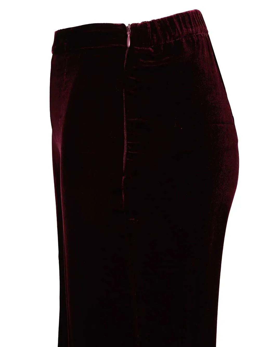 Velvet Flare Pants