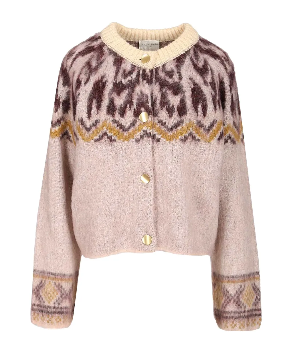 Jacquard Cardigan