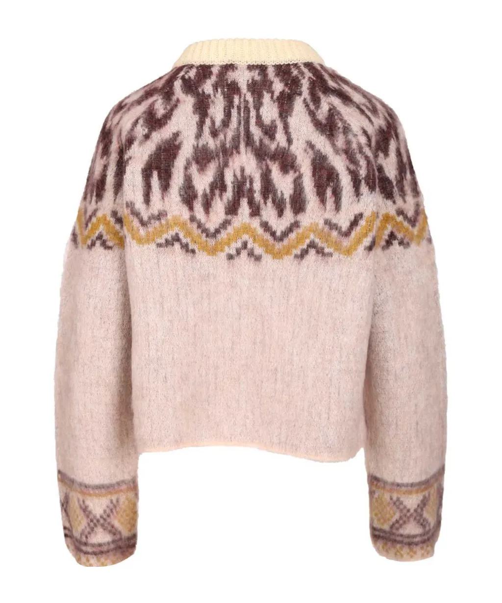 Jacquard Cardigan